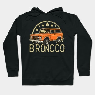 Retro 1987-1991 Ford Bronco w/Tires Hoodie